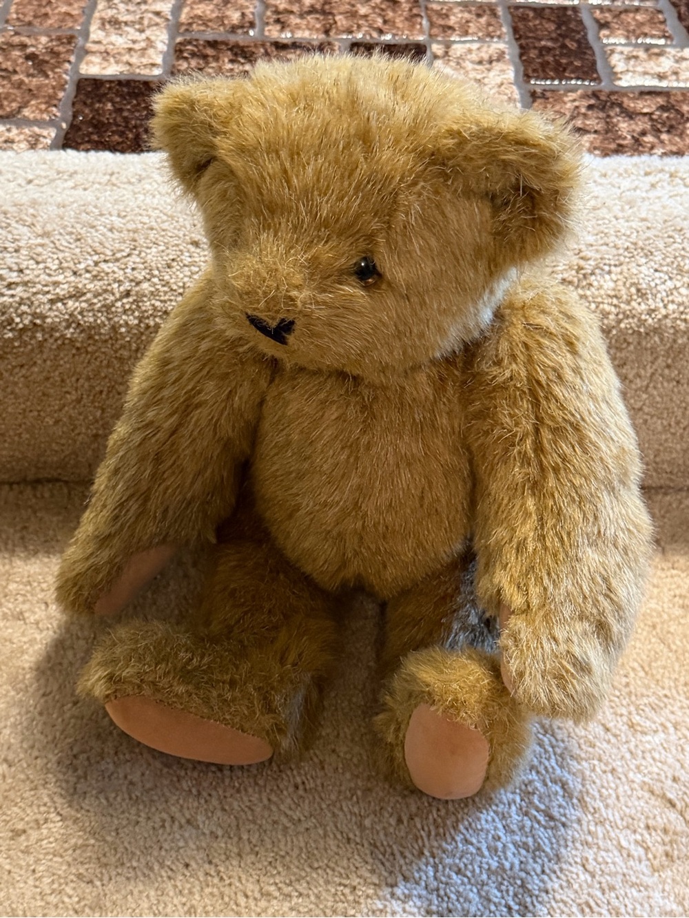 Classic Soft Brown Plush Teddy Bear - Cozy Cuddly Companion
